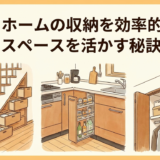マイホームの収納を効率的に。デッドスペースを活かす秘訣とは？