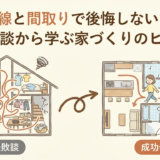 家事動線と間取りで後悔しないために。失敗談から学ぶ家づくりのヒント
