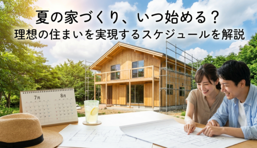 夏の家づくり、いつ始める？理想の住まいを実現するスケジュールを解説