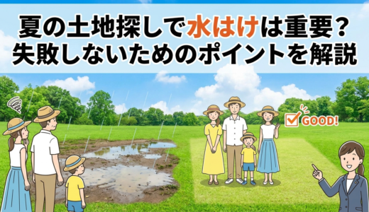 夏の土地探しで水はけは重要？失敗しないためのポイントを解説