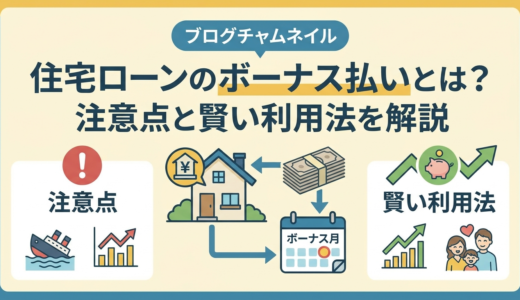 住宅ローンのボーナス払いとは？注意点と賢い利用法を解説
