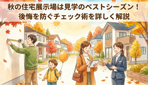 秋の住宅展示場は見学のベストシーズン！後悔を防ぐチェック術を詳しく解説