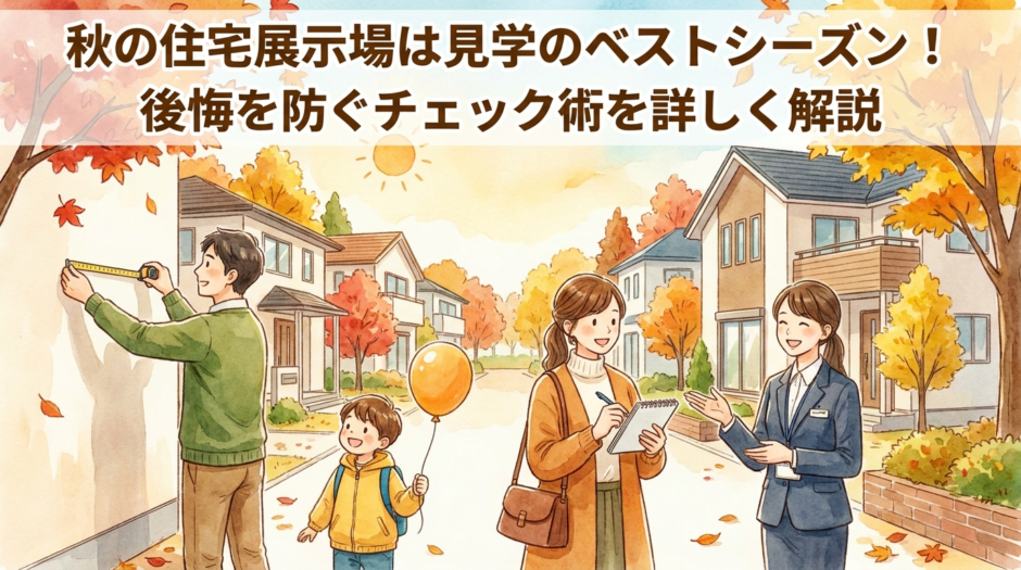秋の住宅展示場は見学のベストシーズン！後悔を防ぐチェック術を詳しく解説